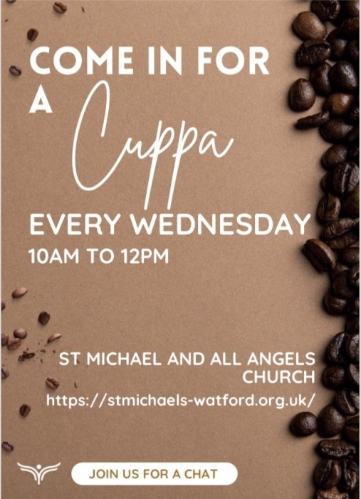St Michael and All Angels Watford news image - Coffee morning