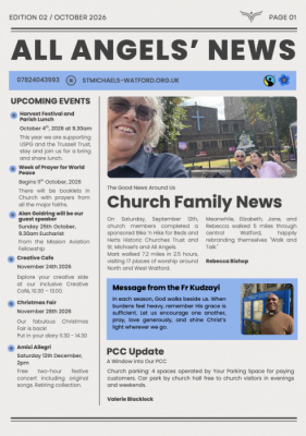 St Michael and All Angels Watford news image - All Angels' News