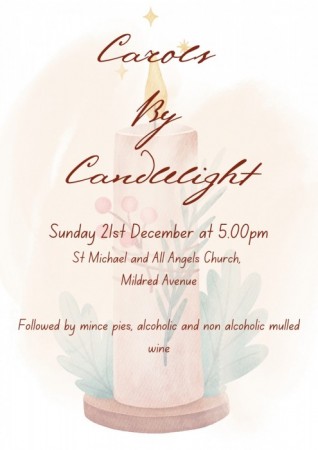 St Michael and All Angels Watford news image - Carols by Candlelight