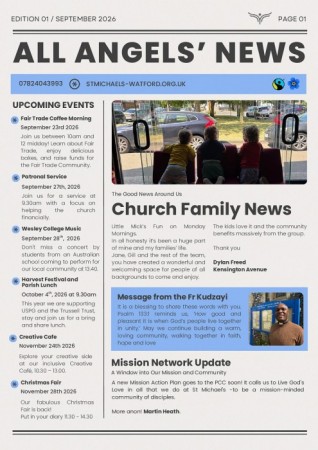 St Michael and All Angels Watford news image - All Angels' News