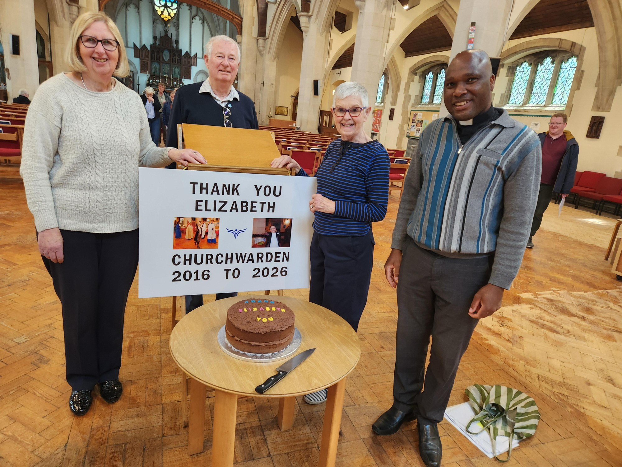 St Michael and All Angels Watford news image - Thank you Elizabeth